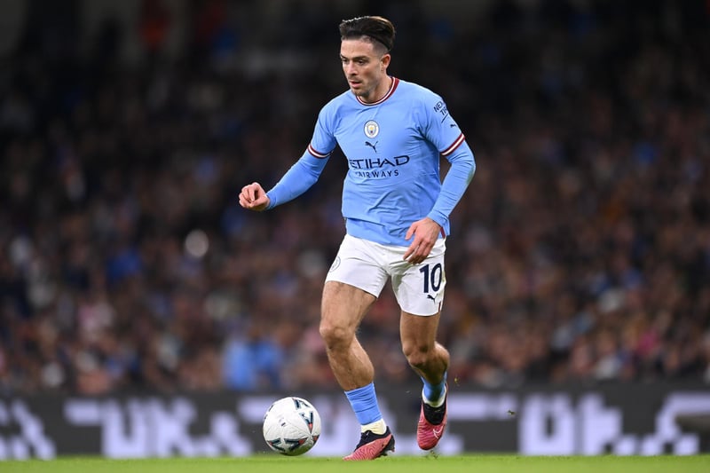 Jack Grealish moved to Manchester City in the summer of 2021 when Guardiola's team triggered his release clause from Aston Villa. (Picture: Michael Regan/Getty Images)