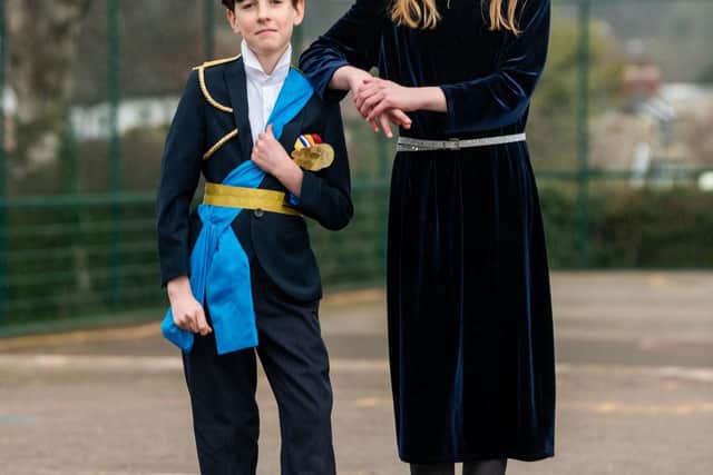 Pictured Hadyn Bridgen (King) and Freya Brown (Queen). Picture By Yorkshire Post Photographer,  James Hardisty.