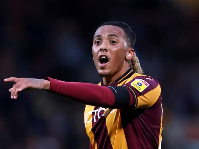 Romoney Crichlow featured 41 times for Bradford City. Image; George Wood/Getty Images