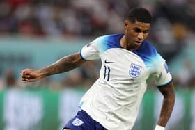 Marcus Rashford of England in action during the FIFA World Cup Qatar 2022 (Picture: Richard Heathcote/Getty Images)