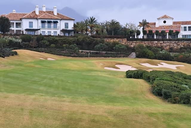 The par-three sixth at Finca Cortesin (Picture: Nick Westby)