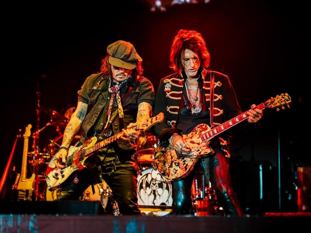 Hollywood Vampires on stage