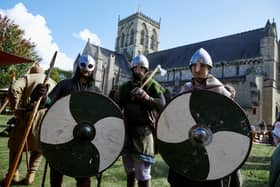 Grimsby’s hugely popular Viking festival returning, Grim FalFest. people taking part in re-enactments as part of the festival, and longships taking to the river. Images: Dan Clarke Photography