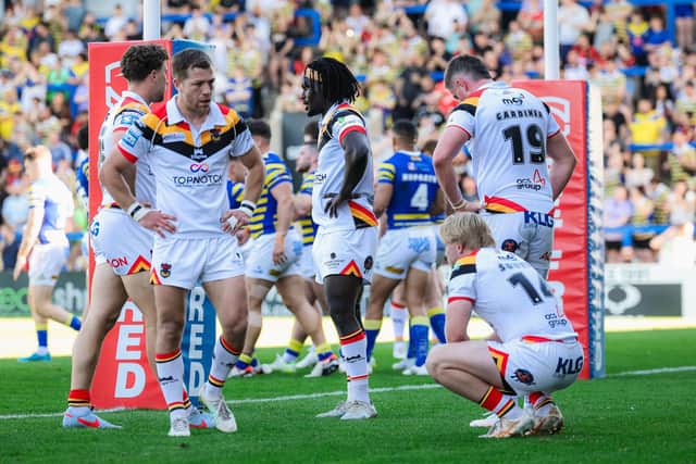 It has been a challenging first season back in Super League for Bradford. (Photo: Alex Whitehead/SWpix.com)