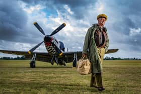 Read all about Yorkshire’s incredible heritage every week in our Yorkshire Heritage newsletter. Pictured is  Patriceo Piras with a P-51 Mustang  at the Flying Legends event photographed for the Yorkshire Post by Tony Johnson at the ex RAF airfield at Church Fenton in North Yorkshire.