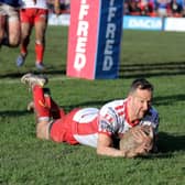 Hull KR's Danny McGuire during a Super League match at Belle Vue, Wakefield. PIC: PA