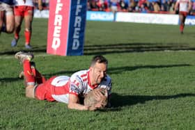 Hull KR's Danny McGuire during a Super League match at Belle Vue, Wakefield. PIC: PA