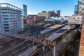 View of Leeds railway station. (Pic credit: James Hardisty)