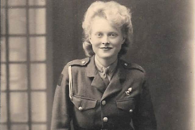 Helen Pearson has put together a book of poems written by Better Irene Drayton, pictured here during the Second World War.