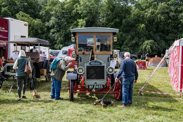 Visitors take a close interest in an Albion Charabanc.