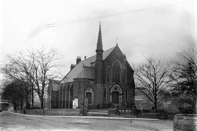 Meanwood Green Road, Methodist Chapel courtesy Leeds Libraries