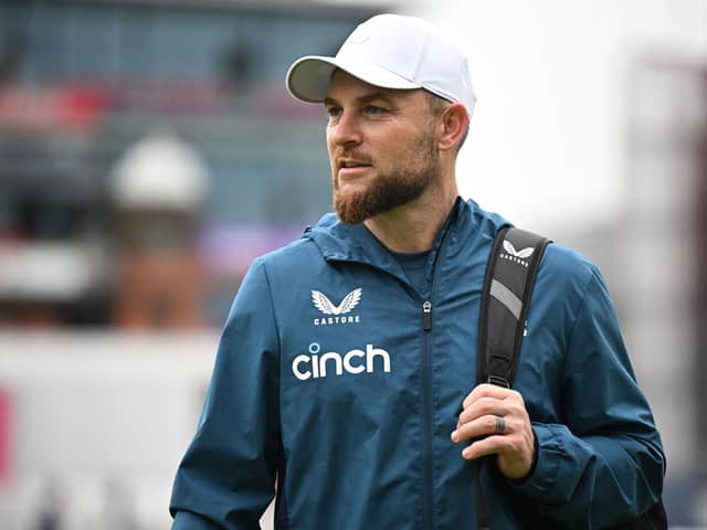 England's head coach Brendon McCullum hailed an epic Ashes series (Picture: OLI SCARFF/AFP via Getty Images)