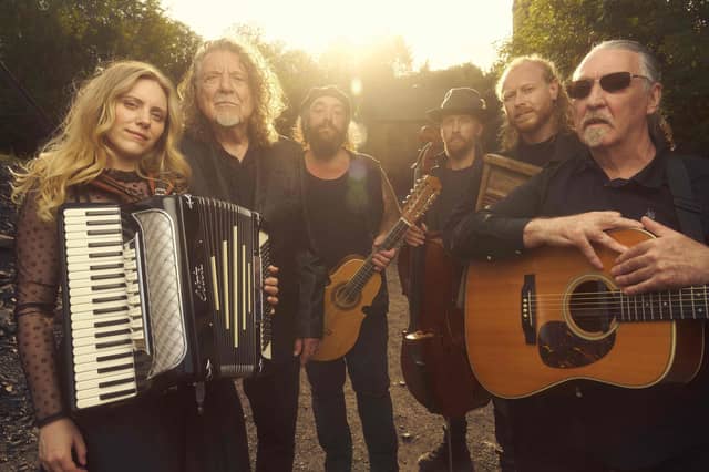 Robert Plant and Saving Grace. Picture: Tom Oldham