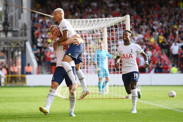Richarlison has three assists in eight league games since joining Tottenham from Everton in the summer, two of those have been provided for Harry Kane.