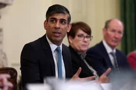 Prime Minister Rishi Sunak hosts a Business Council meeting at 10 Downing Street, London.
