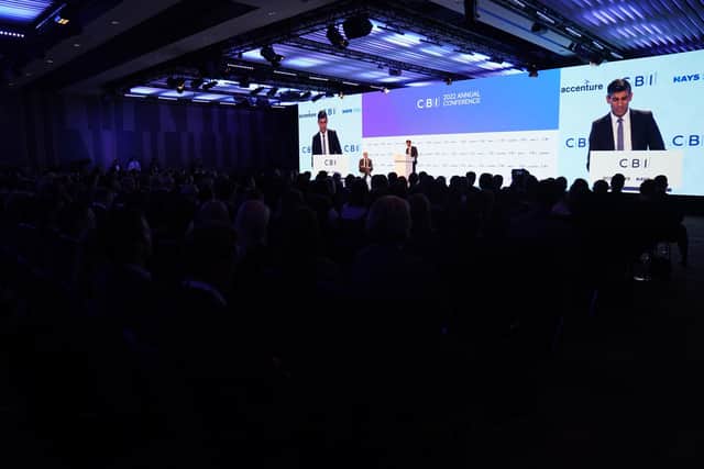 Library image of the CBI annual conference, which was held at  the Vox Conference Centre in Birmingham in 2022. Picture:PA