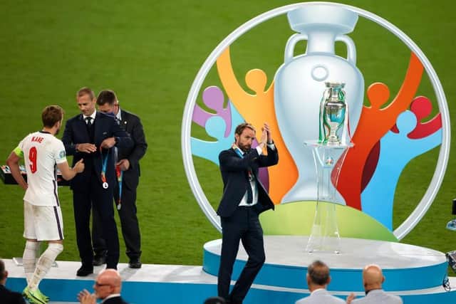 NEAR MISS: Gareth Southgate's England fell just short in the last European Championship final