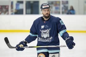 BACK IN THE GAME: Sheffield Steeldogs' player-coach Jason Hewitt. Picture courtesy of Peter Best/Steeldogs Media.