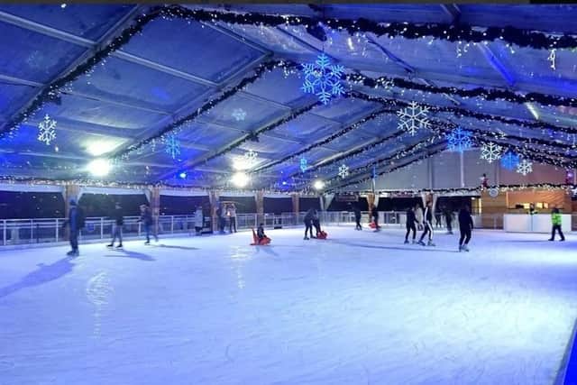 The ice rink. (Pic credit: White Rose Shopping Centre)