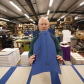 Ian Mackintosh checks the boxes on the  limited edition of Beowulf, one of the oldest known works of English literature. Picture taken by Yorkshire Post Photographer Simon Hulme