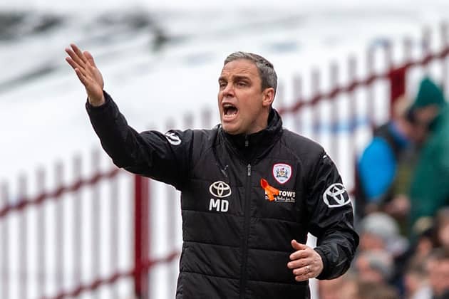 IMPRESSED: Barnsley manager Michael Duff hailed his team's effort at Wycombe Wanderers Picture: Bruce Rollinson.