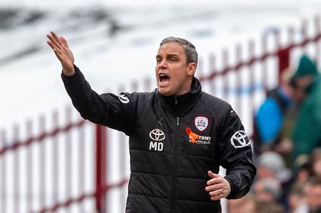 Barnsley manager Michael Duff Picture: Bruce Rollinson.