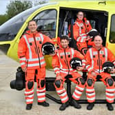 The new recruits include a pilot with nearly four decades of experience, and five highly skilled paramedics, pictured, who join on secondment from Yorkshire Ambulance Service NHS Trust (YAS) for three-years.