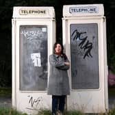 Filmmaker and photographer Esther Johnson whose latest photography book The Beacons of Hull features pictures of Hull's K8 cream telephone boxes.Picture taken by Yorkshire Post Photographer Simon Hulme