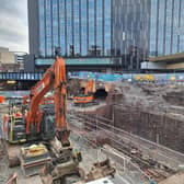 New Station Street has been demolished to pave the way for a new entrance