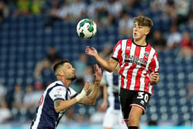 The 19-year-old has made five senior appearances for the Blades. Image: David Rogers/Getty Images