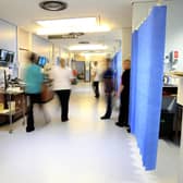 Staff on a NHS hospital ward. PIC: Peter Byrne/PA Wire