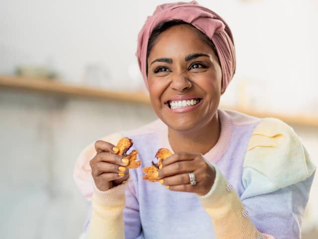 Former Bake Off winner Nadiya Hussain says she's "getting better at not being so self-deprecating". Picture: PA Photo/Chris Terry.