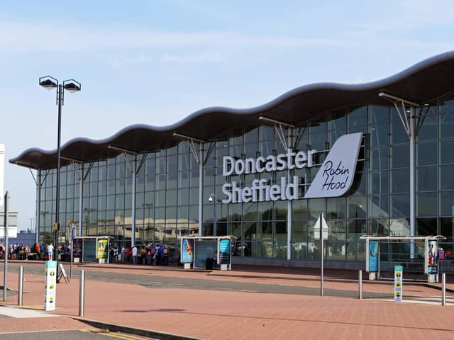 Doncaster Sheffield Airport has now closed but the business parks that sprung up around it now form part of the Gateway East development and could be connected to the rail network