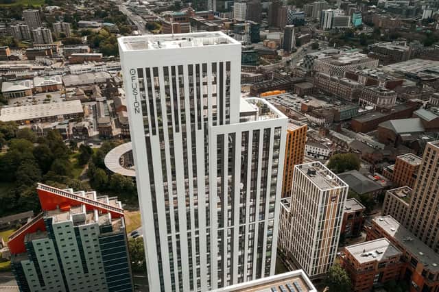 Fusion Students Leeds - the world's tallest student accommodation tower.