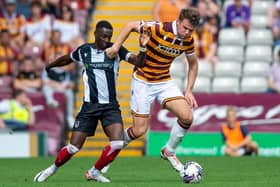 Bradford City defender Matty Platt (right), who has joined Notts County. Picture: Bruce Rollinson.