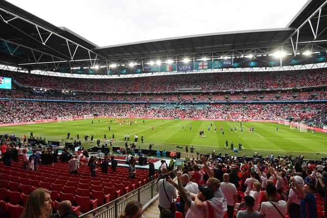 Wembley hosted the final of Euro 2020 and it part of the UK&Ireland's bid for the 2028 Championships. (Picture: Facundo Arrizabalaga - Pool/Getty Images)