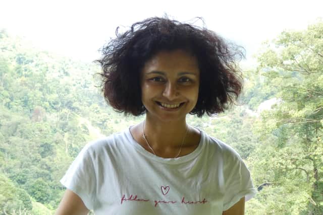 Author Devika Ponnambalam whose debut novel I Am Not Your Eve, published by independent publisher Bluemoose Books, has been longlisted for the prestigious Walter Scott Prize.