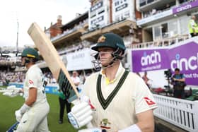 Steve Smith of Australia prior to the 3rd session during Day Two of the LV= Insurance Ashes 5th Test Match between England and Australia at The Kia Oval (Picture: Ryan Pierse/Getty Images)