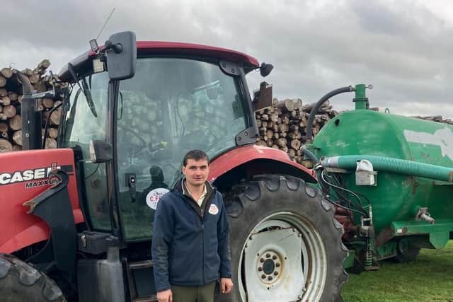 Chris Ford, who led a group of farmers who worked with firefighters to put out flames on the North York Moors.