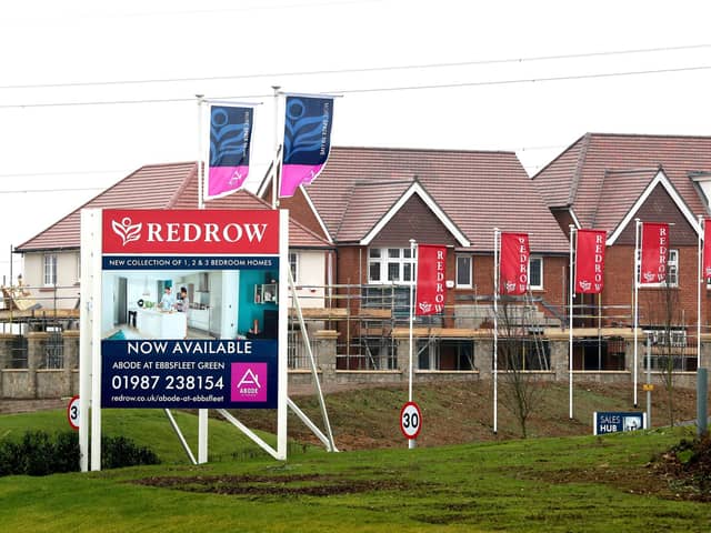 Housebuilder Redrow has posted falling annual sales and profits and warned it expects a steep drop in earnings over the year ahead as the property market remains "challenging and uncertain". Picture: Gareth Fuller/PA Wire
