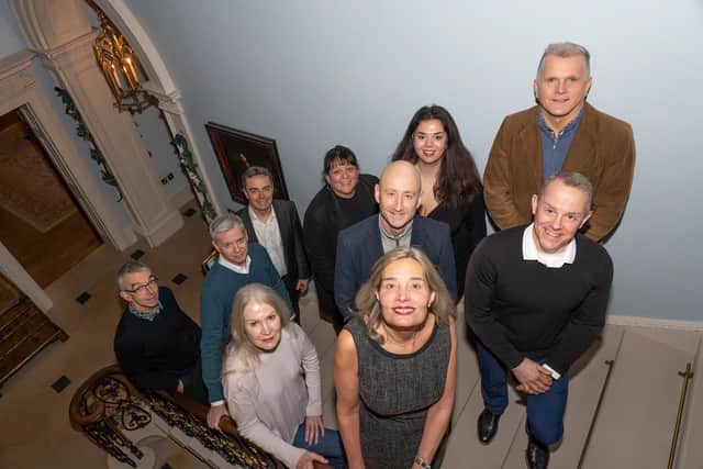 Picture shows: Andrew Morrison, Mark Fordyce, Bruce Heppenstall, Helen Heraty, Cherie Federico, Andrew Lowson, Sarah Czarnecki, Charlie Lavemai-Goldsbrough, Bob Gammie and Dean Garrett. Photo by: Andy Taylor.