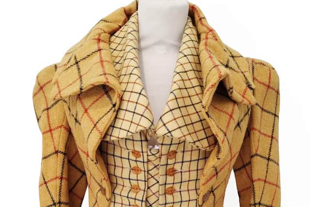 Vivienne Westwood London Harris Tweed Jacket and Waistcoat, estimate £700-£1,000, at Tennants.