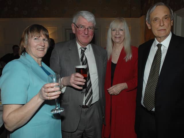 David Town, pictured at a Ripon Bell Ringers dinner. From left Jennie Town, David Town, Sue Dodds and Chris Dodds. (1303013AM5)