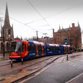 The tram in Sheffield. PIC: Simon Hulme