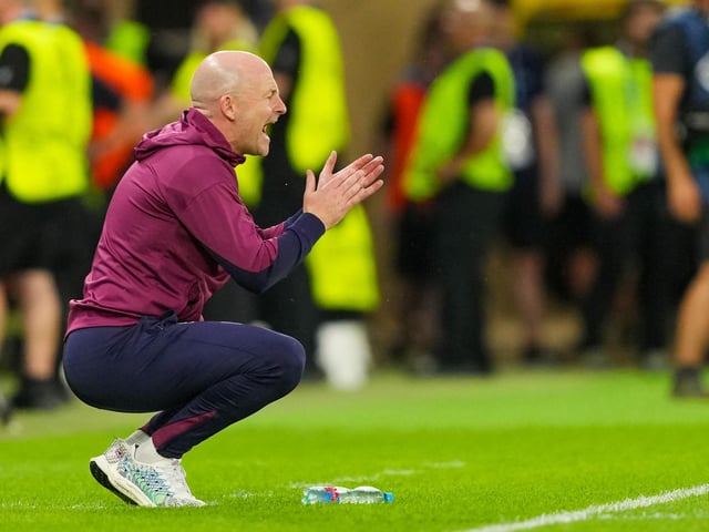 Lee Carsley is gaining quite the reputation as head coach of England's U21s who he last month steered to a second successive European Championship title (Picture: Christian Hofer/Getty Images)