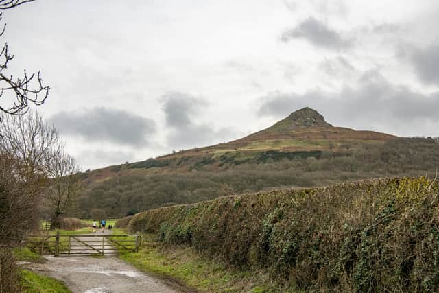 Roseberry Topping which dominates the landscape in the area of Great Ayton, North Yorkshire featured in Village of The Week.   Picture Tony Johnson
