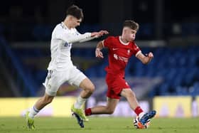 ONE OF THE CREW: Charlie Crew, in action against Liverpool in the quarter-finals, has hade recent first-team experience with Leeds United