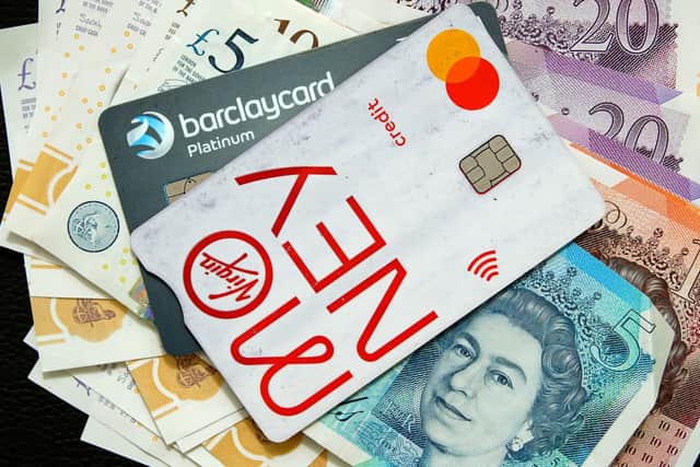 Complaints about credit cards reached a record high in the final three months of last year, according to the Financial Ombudsman Service. Picture: Peter Byrne/PA Wire