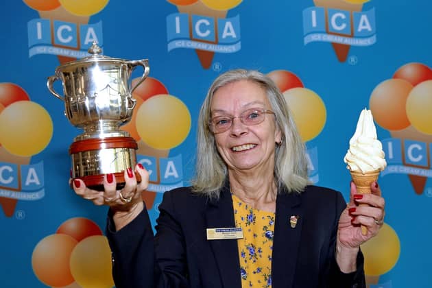 Graham’s Ices Ltd in York, run by Graham and Maggie Rush (pictured), has won one of the top awards at the National Ice Cream Competition 2023, for the second year in a row.