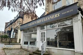 The former Golden Dry Cleaners in Harrogate